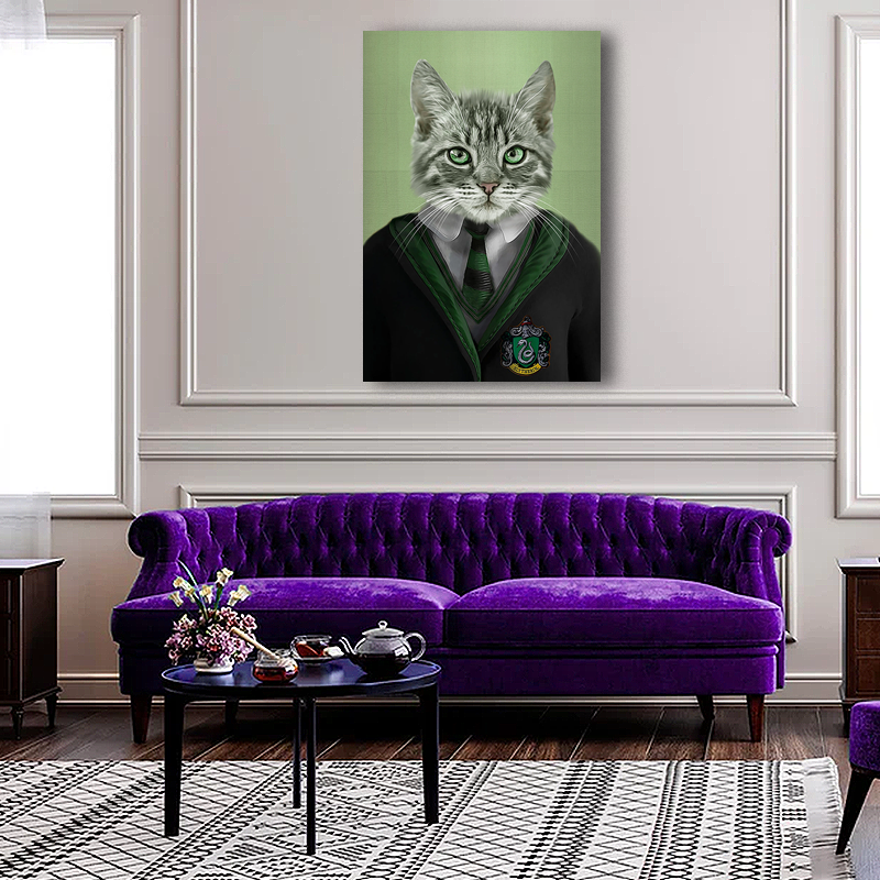 Harry Potter SLYTHERIN - Custom Pet Portrait